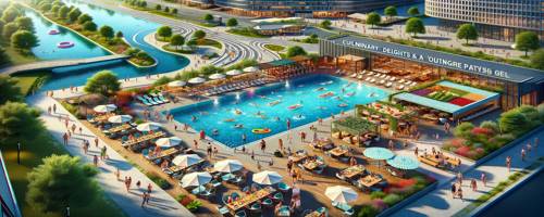 Kulinarische Gen脙录sse im Freibad